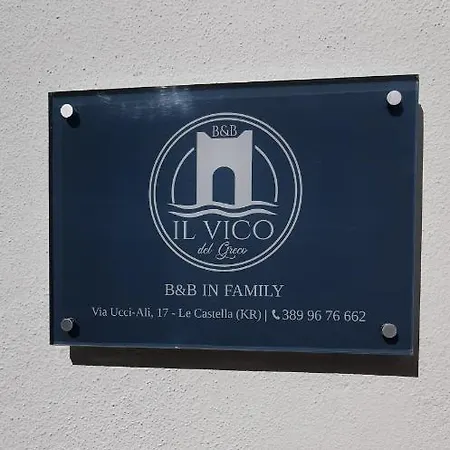 Frühstückspension Il Vico Del Greco Le Castella (Calabria)